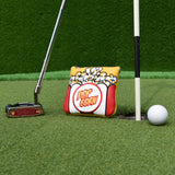 Popcorn Mallet Putter Head Cover (Magnetic Closure)