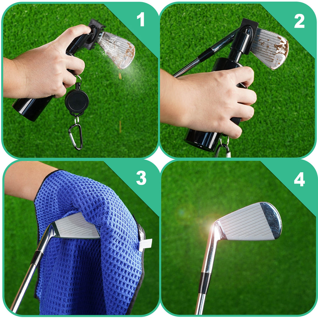 Water Spray Brush (Black) The Tidy Golfer